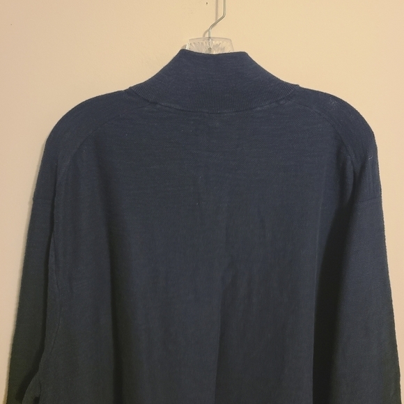 Red Ale | Men's Navy Blue Quarter Button Up Shirt (Size XXXL) - Picture 11 of 13